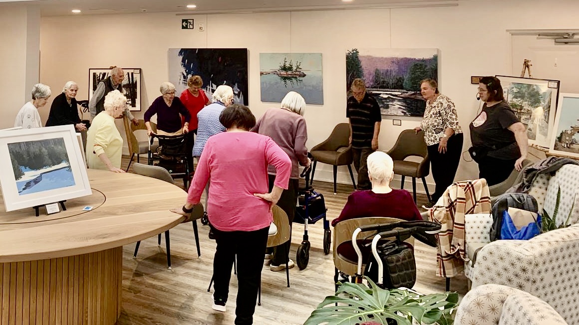 VON exercises with Gayle excercises at the Alexander